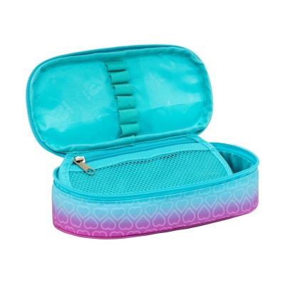 Školní penál ABAG Hexagon Mint Ombre AC6 503026050
