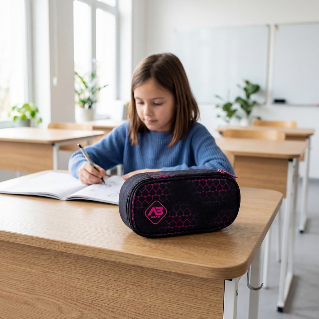 Školský peračník ABAG Pink Hearts AC6 503026061