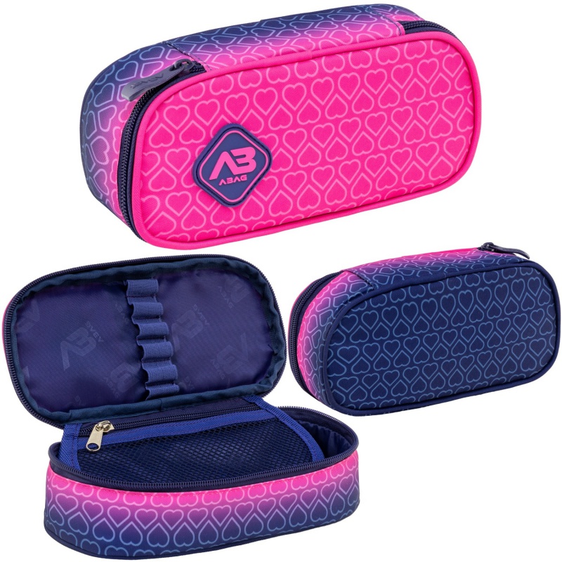 Školský peračník ABAG Hexagon Pink Ombre AC6 503026070