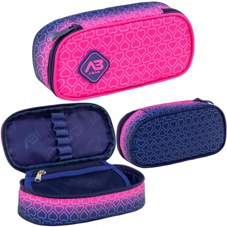 Školský peračník ABAG Hexagon Pink Ombre AC6 503026070