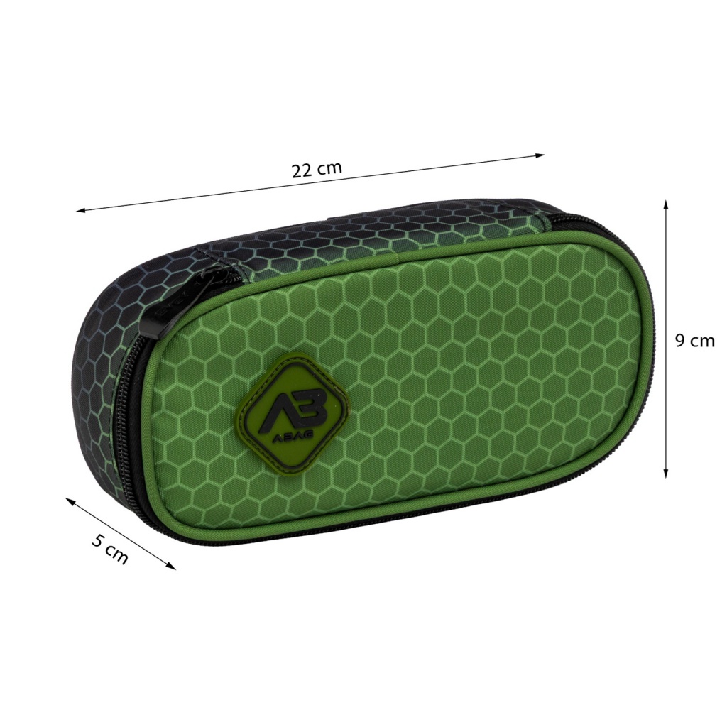 Školský peračník ABAG Hexagon Green Ombre AC6 503026053