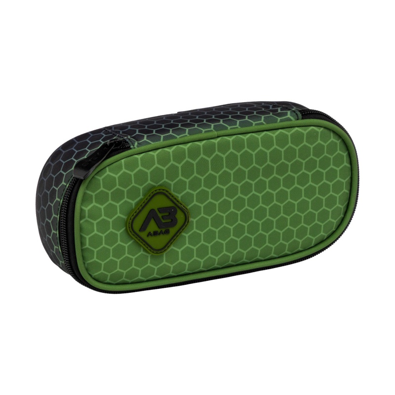 Školní penál ABAG Hexagon Green Ombre AC6 503026053
