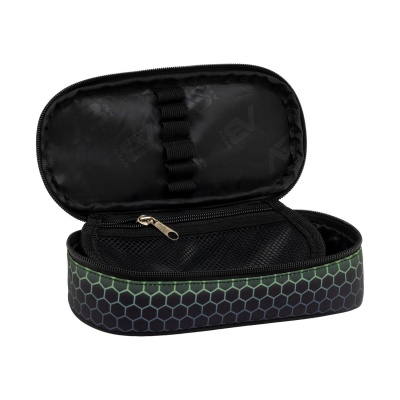 Školní penál ABAG Hexagon Green Ombre AC6 503026053