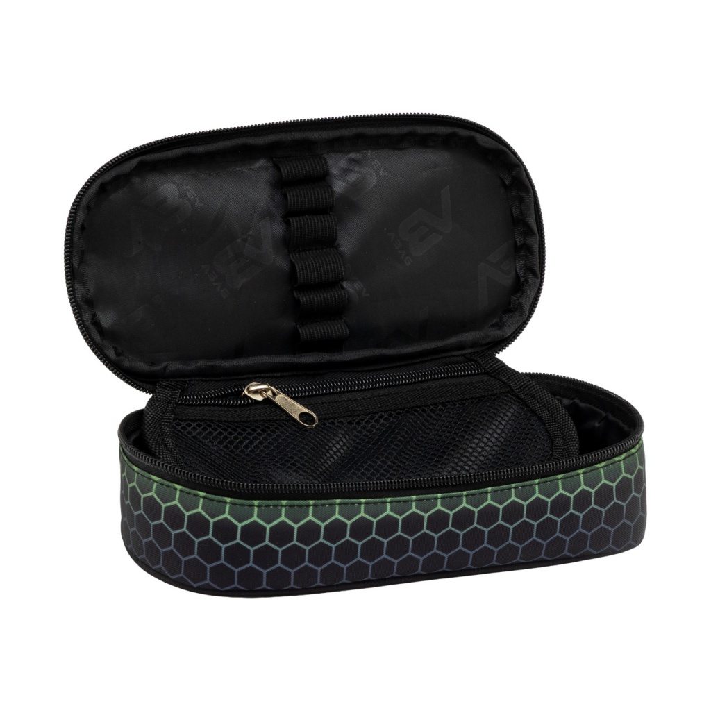 Školský peračník ABAG Hexagon Green Ombre AC6 503026053
