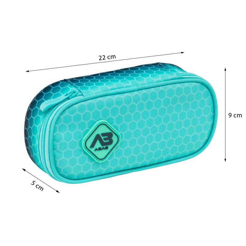 Školní penál ABAG Hexagon Lagoon Ombre AC6 503026054