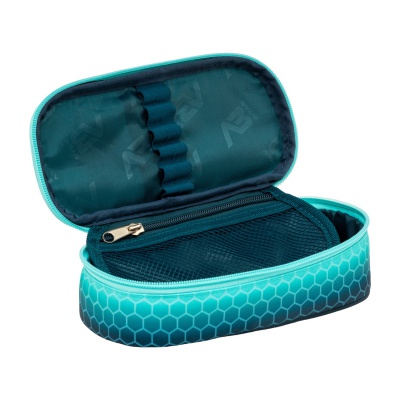 Školní penál ABAG Hexagon Lagoon Ombre AC6 503026054