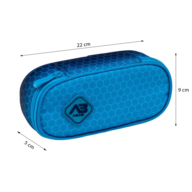 Školní penál ABAG Hexagon Blue Ombre AC6 503026055
