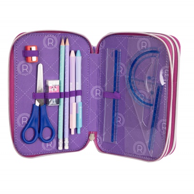 Trojposchodový peračník Rainbow High Silver Style AC31 503022065