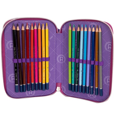 Třípatrový penál Rainbow High Silver Style AC31 503022065