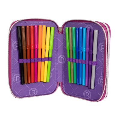 Trojposchodový peračník Rainbow High Silver Style AC31 503022065