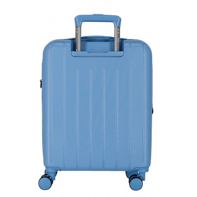 Príručný kufor Movom Wood Denim 55x40x20 cm 38 l