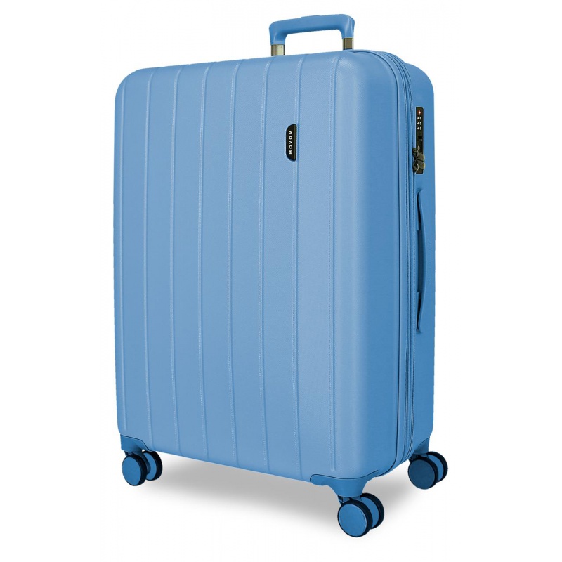 Velký kufr Movem Wood Denim 78x53x31 cm 105 l