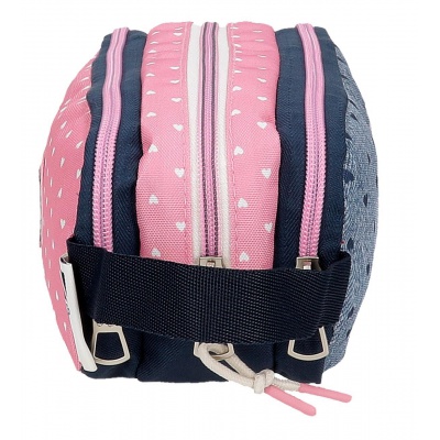 Tříkomorový penál Pepe Jeans Noni Denim 6824721