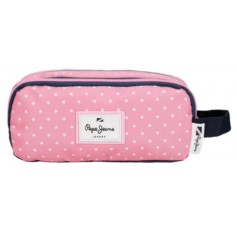 Tříkomorový penál Pepe Jeans Noni Denim 6824721