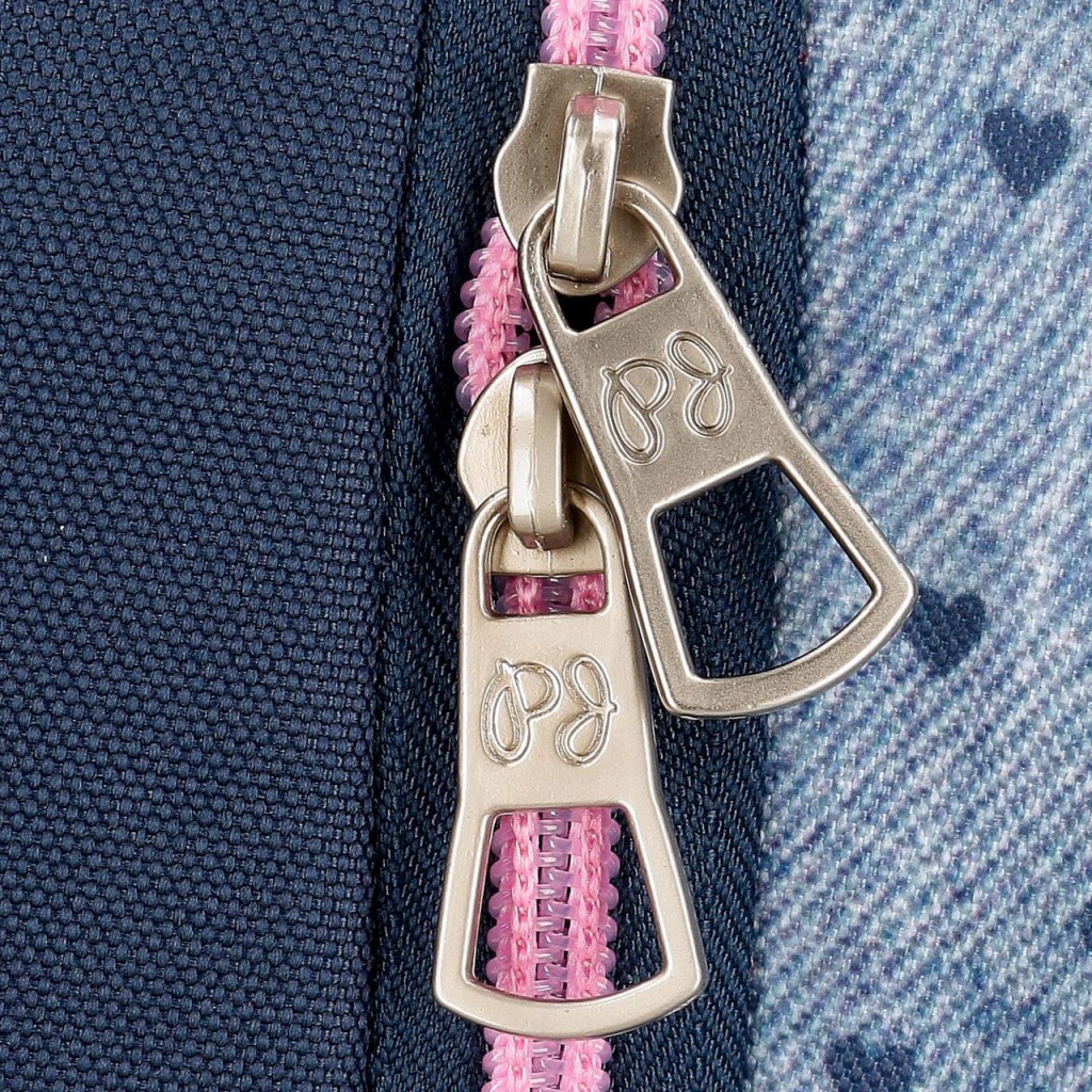 Trojkomorový peračník Pepe Jeans Noni Denim 6824721
