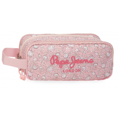 Trojkomorový peračník Pepe Jeans Mia Rosa Claro 6074741