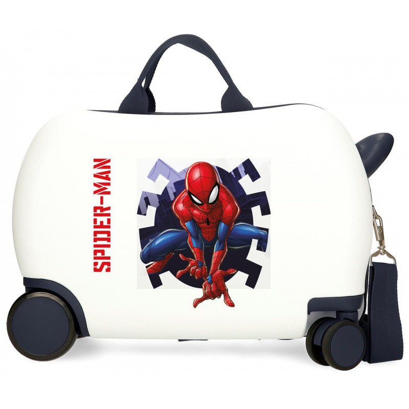 Detský kufor Spiderman Attack 45 cm biely