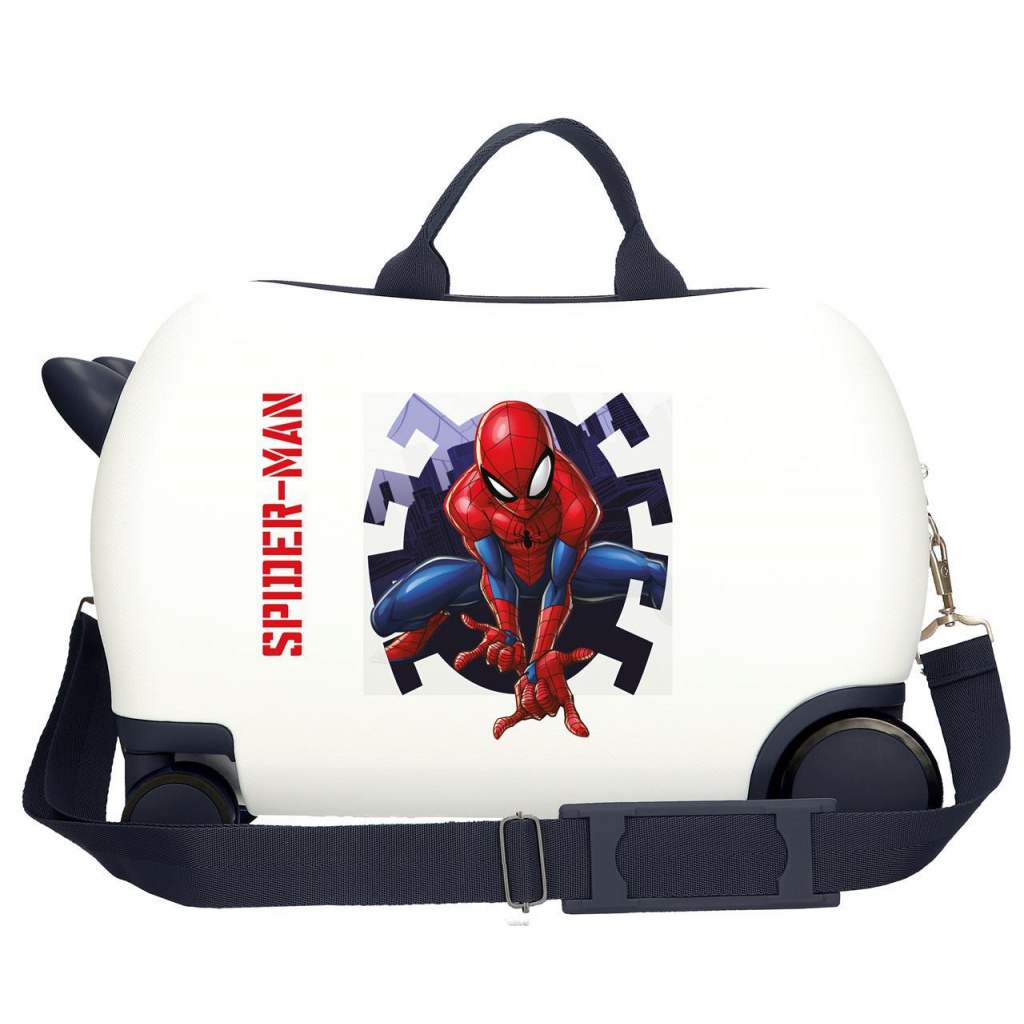 Dětský kufr Spiderman Attack 45 cm bílý