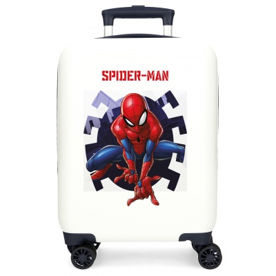 Detský kufor Spiderman Attack 50x33x20 cm biely
