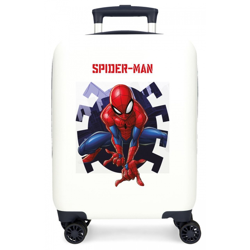 Dětský kufr Spiderman Attack 50x33x20 cm bílý
