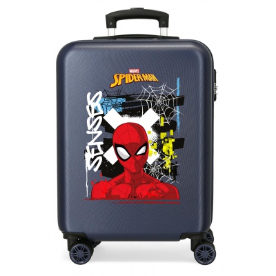 Príručný kufor Spiderman Graffity 55 cm modrý
