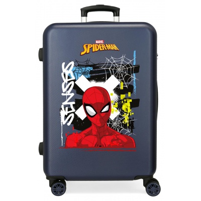 Cestovní kufr Spiderman Graffity zaujme výrazným Marvel motivem v moderním graffiti stylu. Větší úložný prostor a 4 otočná kola