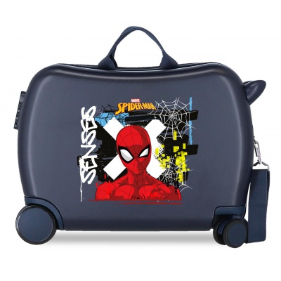 Detský kufor odrážadlo Spiderman Graffity 34 l