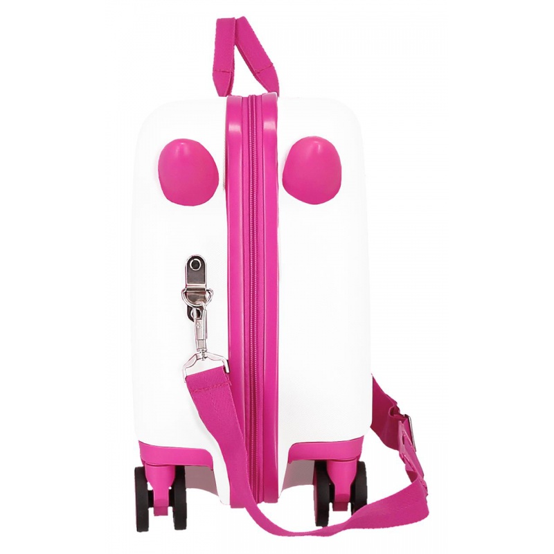 Detský kufor odrážadlo Minnie Flowers White 34 l