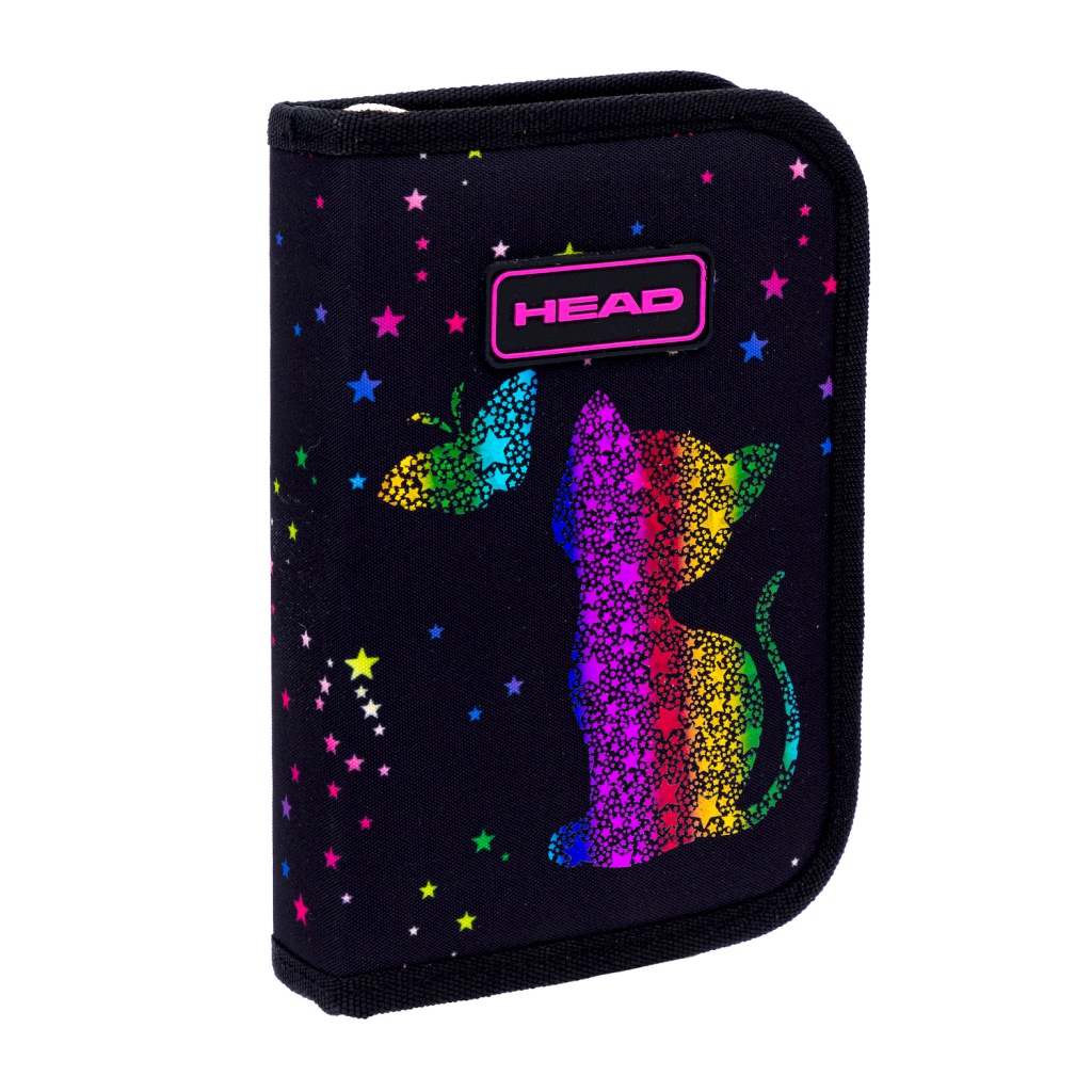 Vyklápěcí penál bez náplně AstraBAG Head Golden Rainbow Kitty, AC1, 503025037