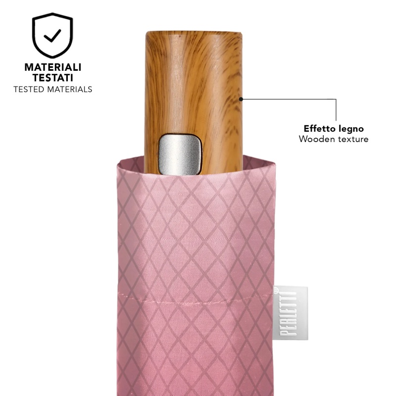 Dámský mini automatický deštník Perletti Time Degradé zelený