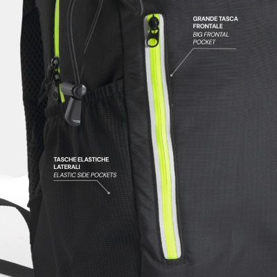 Nepremokavý batoh Perletti Travel 11L Black