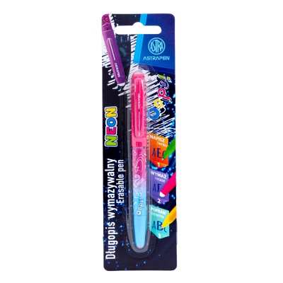 Gumovacie pero Astrapen OOPS! Neon modré 0,6 mm