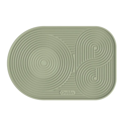 OutIn Silicone Coffee Mat zelená – silikónová podložka pod kávovar