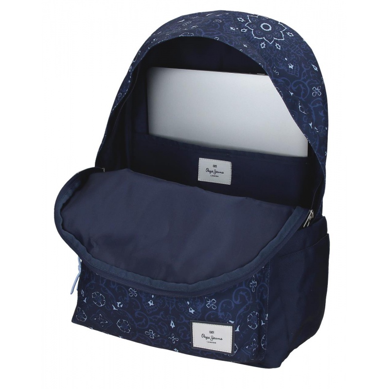 Školský batoh Pepe Jeans Lenay Marine 44 cm – dvojkomorový modrý