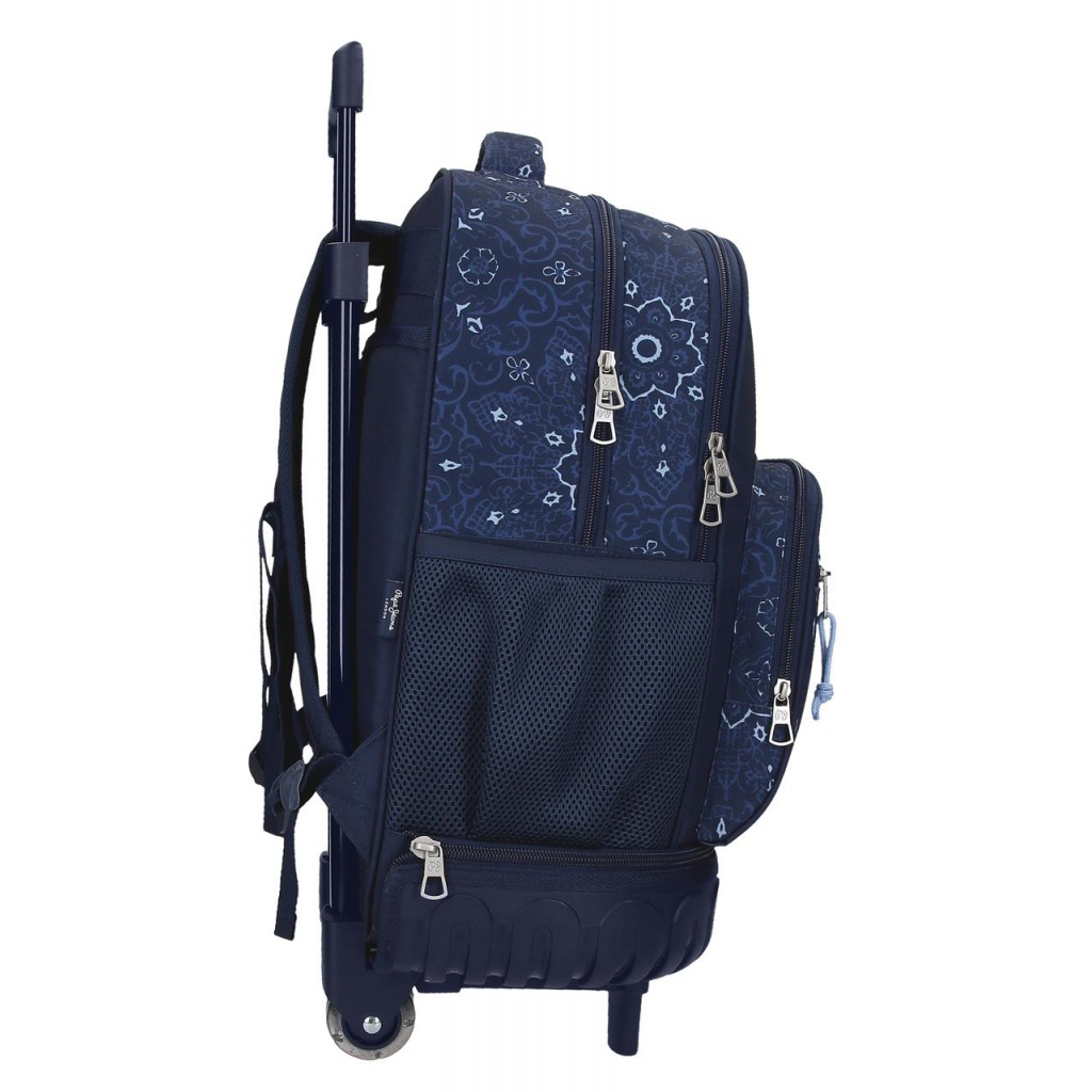 Školský batoh na kolieskach Pepe Jeans Lenay Marine 43 cm