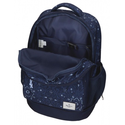 Školský batoh na kolieskach Pepe Jeans Lenay Marine 43 cm