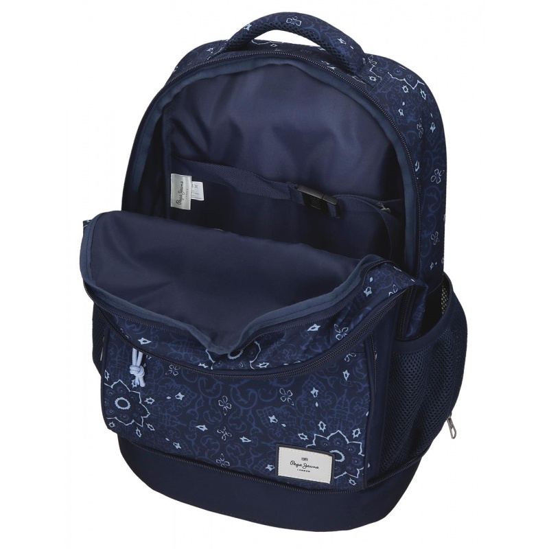 Školní batoh na kolečkách Pepe Jeans Lenay Marine 43 cm
