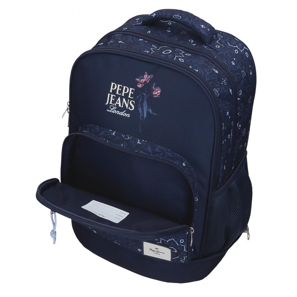 Školský batoh na kolieskach Pepe Jeans Lenay Marine 43 cm
