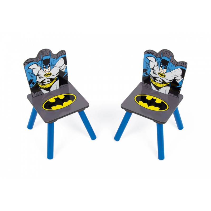 Dětský dřevěný stolek + 2 židle Batman, BT16703