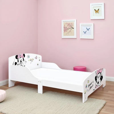 Detská posteľ Minnie Mouse 70×140 cm | Disney posteľ s roštom