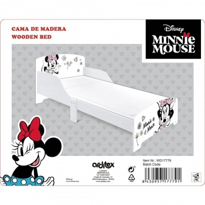 Detská posteľ Minnie Mouse 70×140 cm | Disney posteľ s roštom