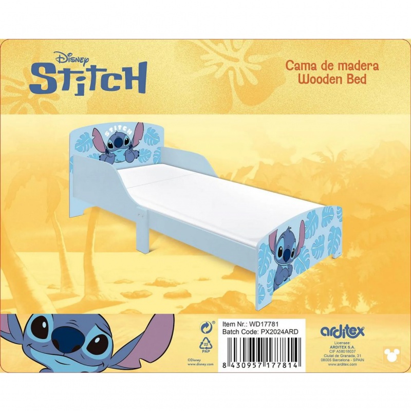 Detská posteľ Lilo & Stitch 70×140 cm | Disney posteľ s roštom