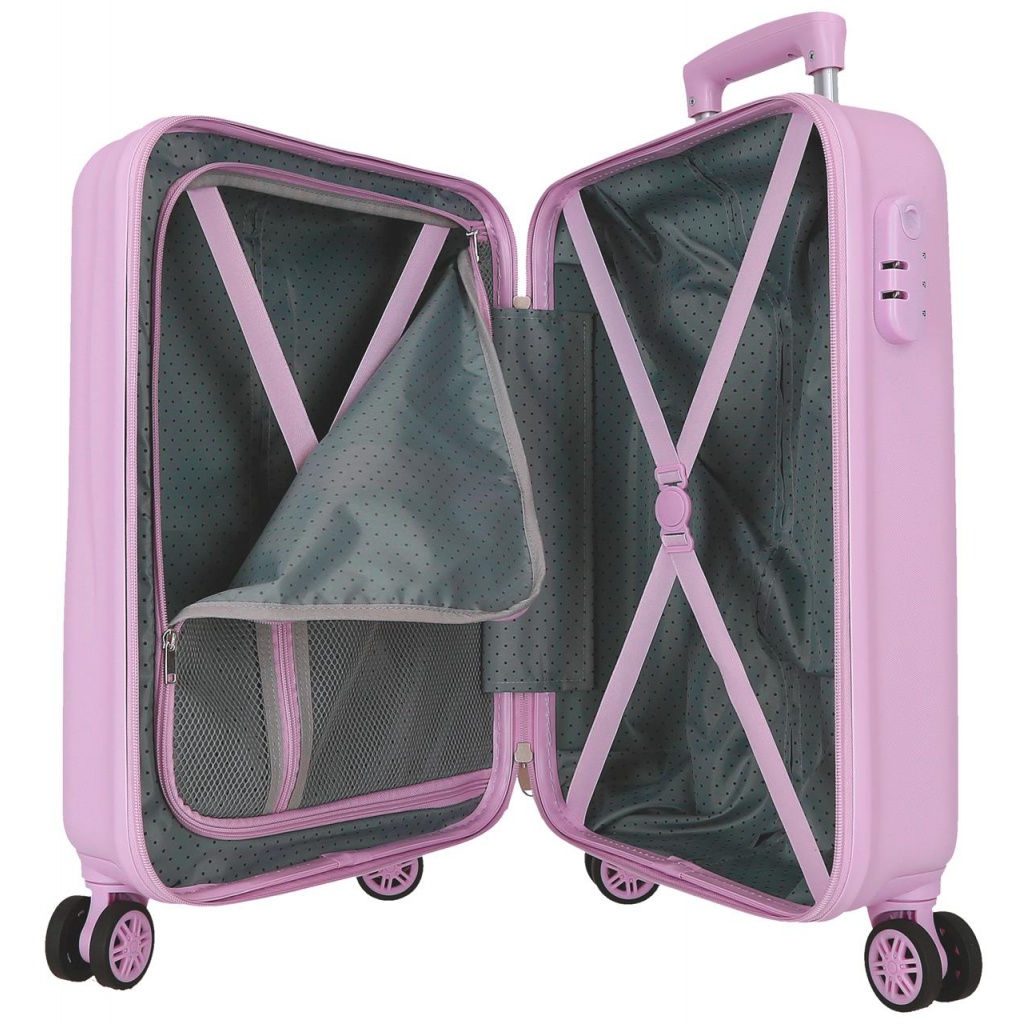 Príručný kufor Minnie Mouse Figaro Lilac 55 cm, 35 l