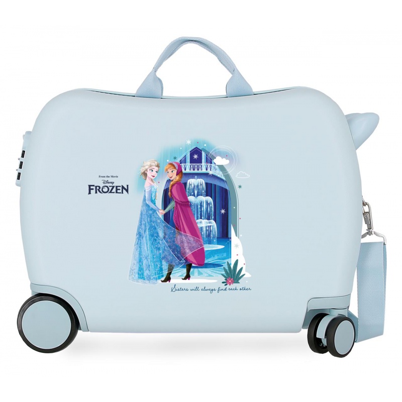 Dětský kufr odrážedlo Disney Frozen Sister Forever 34 l