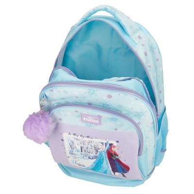 Dětský batoh na kolečkách Disney Frozen In This Together je praktickým společníkem do školy, na kroužky i výlety. Díky výsuvně