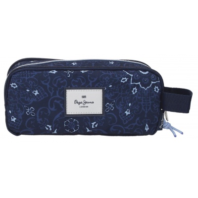 Školský trojkomorový peračník Pepe Jeans Lenay Marine
