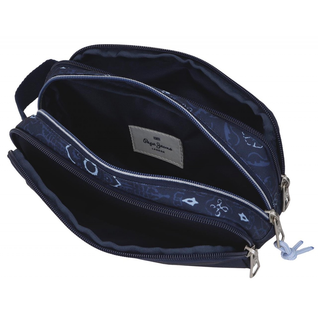 Školský trojkomorový peračník Pepe Jeans Lenay Marine