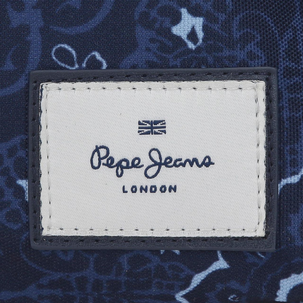 Školní tříkomorový penál Pepe Jeans Lenay Marine