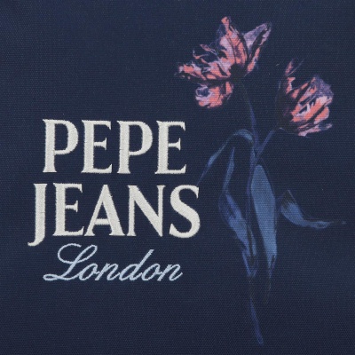 Školní tříkomorový penál Pepe Jeans Lenay Marine