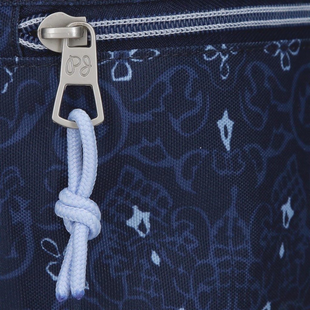 Školní tříkomorový penál Pepe Jeans Lenay Marine